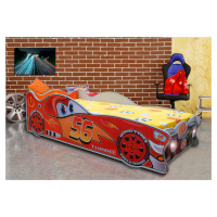 Artplast Dětská postel ZIGZAK | červená 80 x 160 cm
