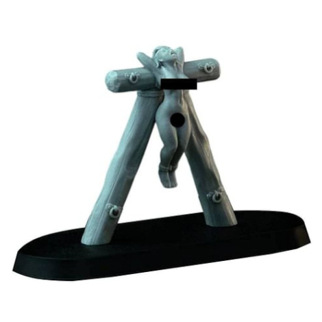 RPG figurka - Žena svázaná na kládě (obnažená)