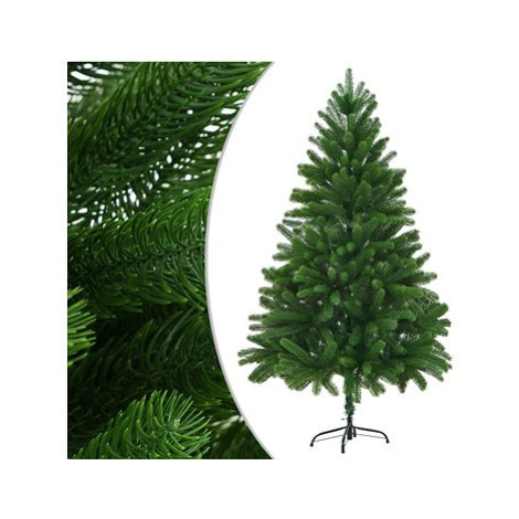 Umělý vánoční strom s velmi realistickým jehličím 210 cm zelený 246400 SHUMEE