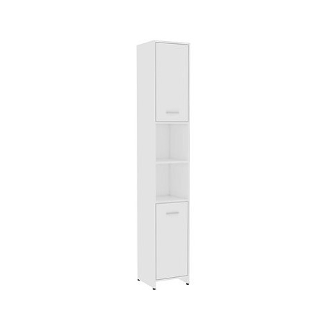 SHUMEE Koupelnová skříňka bílá 30 × 30 × 183,5 cm dřevotříska