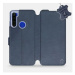 Flip pouzdro na mobil Xiaomi Redmi Note 8T - Modré - kožené - Blue Leather