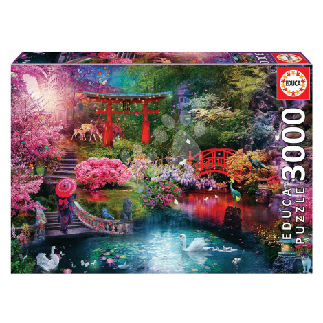 Puzzle Japanese Garden at Autumn Educa 3000 dílků