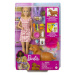 MATTEL Barbie panenka herní set Novorozená štěňátka