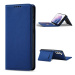 Magnet Card Case elegantní knížkové pouzdro s venkovní kapsou na Samsung Galaxy S22 PLUS 5G Blue