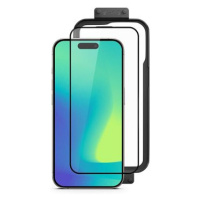 Spello Shield 3D ochranné sklo s instalačním rámečkem iPhone 16 Pro