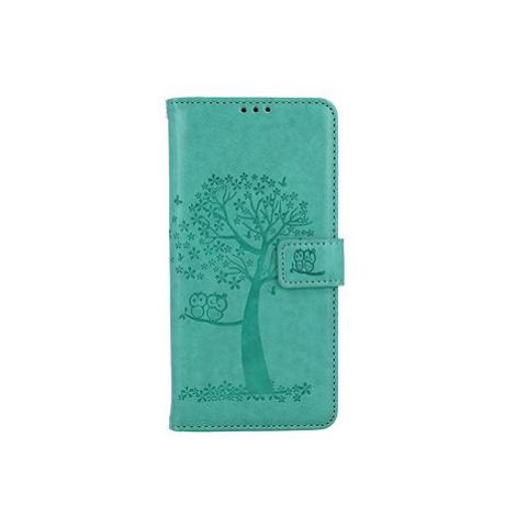 TopQ Pouzdro Xiaomi Redmi Note 12 knížkové Zelený strom sovičky 111681