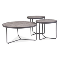Konferenční stolek DIMITIR šedá/černá