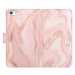 iSaprio flip pouzdro RoseGold Marble pro iPhone 5/5S/SE