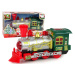 mamido  Vánoční lokomotiva Světla Zvuk Zelené na baterky