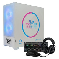 AlzaPC GameBox Prime Logitech Edice - i5 / RTX4060Ti / White + Logitech G PRO herní set