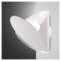 Fabas Luce LED nástěnné světlo Shield, stmívatelné, bílá
