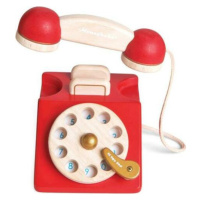 Retro dřevěný telefon