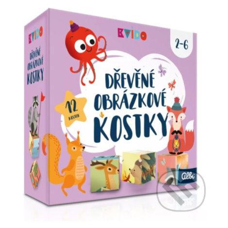 Kvído Dřevěné obrázkové kostky - hra z kategorie Ostatné Albi