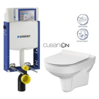 GEBERIT KOMBIFIX ECO, nádržka UP 320 bez tlačítka + WC CERSANIT CITY NEW CLEANON + WC SEDÁTKO SL