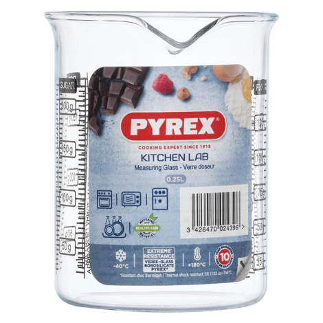 ODMĚRKA PYREX 0,25L, 8X10CM, SKLO