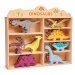 Dřevěná prehistorická zvířata na poličce 8 ks Dinosaurs set Tender Leaf Toys