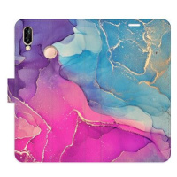 iSaprio flip pouzdro Colour Marble 02 pro Huawei P20 Lite