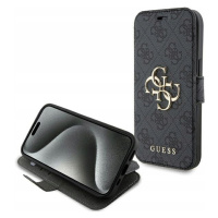 Guess GUBKP15S4GMGGR pouzdro case kryt iPhone 15 14 13 6.1 šedé