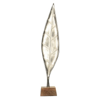 Dekoria Dekorace Silver Leaf II 65cm, 14 x 12 x 65 cm