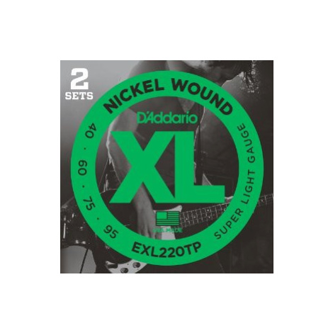 D'Addario EXL220TP Super Light - .040 - .095