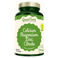 GREENFOOD NUTRITION Calcium Magnesium Zinc citrate 120 kapslí