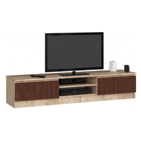 TV stolek RTV 160 dub sonoma/wenge Akord