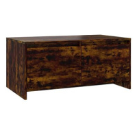 SHUMEE Konferenční stolek kouřový dub 90 × 50 × 41,5 cm dřevotříska, 813029