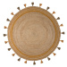 Flair Rugs koberce Kusový koberec Lunara Ochre kruh – na ven i na doma - 150x150 (průměr) kruh c