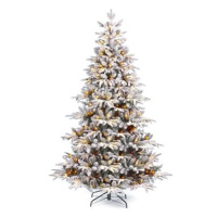 Vánoční stromek zasněžený DELUXE jedle Anita 180 cm se SMART LED OSVĚTLENÍM