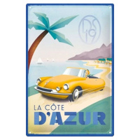 Plechová cedule Citroen La Cote D'Azur, 20 × 30 cm