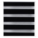Roleta den a noc \ Zebra \ Twinroll 70x120 cm černá