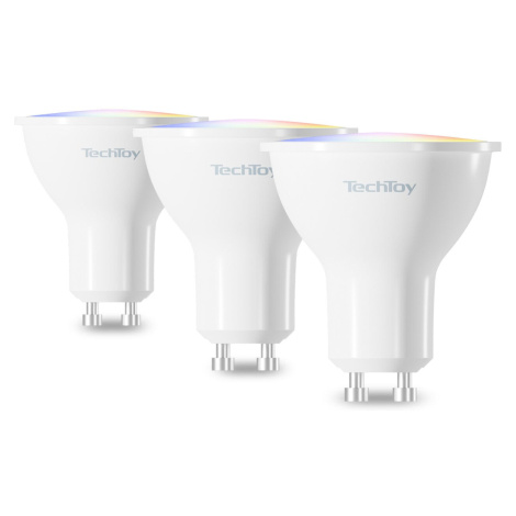 TechToy Smart Bulb RGB 4.5W GU10 3pcs set - TSL-LIG-GU10-3PC