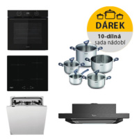 Akční set spotřebičů Whirlpool trouba OMK58CU1SB + indukční deska WSQ7360NE + myčka  WIC3C26F + 