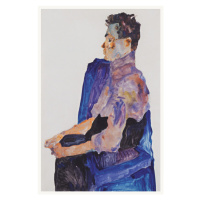 Obrazová reprodukce Man in Purple, Egon Schiele, 26.7 × 40 cm