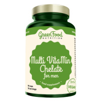 GREENFOOD NUTRITION Multi VitaMin Chelate pro muže 90 kapslí
