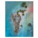 Fotografie Aerial shot of tropical island, Broome, Australia, Abstract Aerial Art, 30 × 40 cm