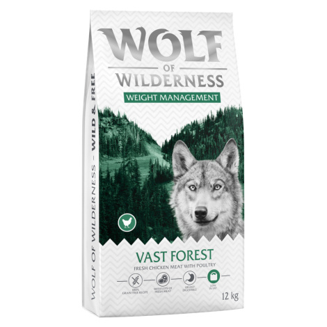 Wolf of Wilderness "Explore The Vast Forests" Weight Management - bez obilovin - Výhodné balení: