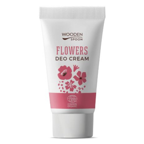 WoodenSpoon Organický krémový deodorant Flowers s vůní polních květin 40 ml WOODEN SPOON