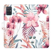 iSaprio Flip pouzdro Pink Flowers 02 pro Samsung Galaxy A71