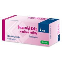 Bisacodyl Krka 5 mg 105 obalených tablet