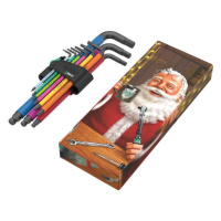 Wera 136041 Zástrčné klíče 950/9 Hex-Plus Multicolour 1 Christmas 2023 (Sada 9 ks)