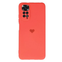 Vennus Valentýnské pouzdro Heart pro Xiaomi Redmi Note 11 Pro/ Redmi Note 11 Pro 5G - korálové