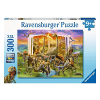 Ravensburger 12905 puzzle encyklopedie dinosaurů 300 xxl dílků