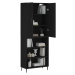 vidaXL Skříň highboard černá 69,5 x 34 x 180 cm kompozitní dřevo