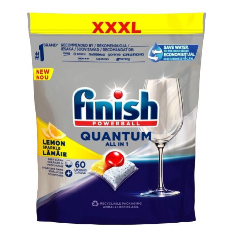 Finish Quantum All in 1 Lemon kapsle do myčky 60 ks