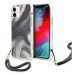 Guess GUHCP12SKSMAGR hard silikonové pouzdro iPhone 12 Mini 5.4" grey Marble Collection