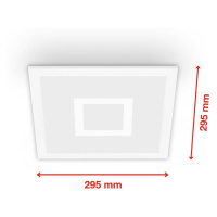 Telefunken LED panel Centrelight bílý Dálkový CCT RGB 30x30cm