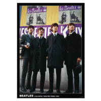 Plakát, Obraz - Beatles - Paris 1964, 59.4 × 84.1 cm