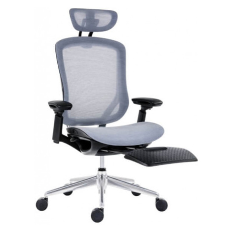 ANTARES kancelářká židle Bat Mesh PDH + výsuvná podložka na nohy skladem