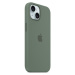 Apple silikonový kryt s MagSafe na iPhone 15 cyprišově zelená